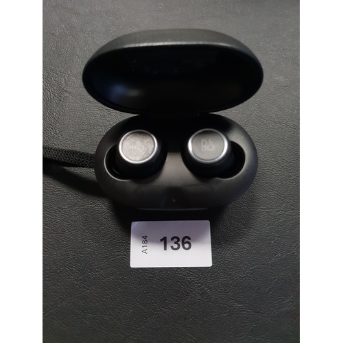 136 - PAIR OF BANG & OLUFSEN BEOPLAY E8 EARBUDS
in charging case