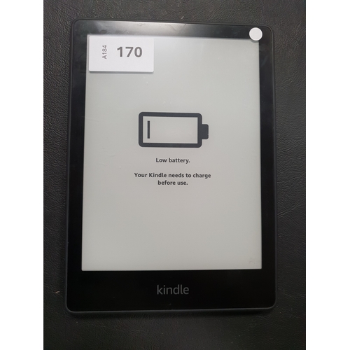 170 - AMAZON KINDLE PAPERWHITE 5  SIGNATURE EDITION E-READER
11th generation, serial number G001 PX11 2073... 