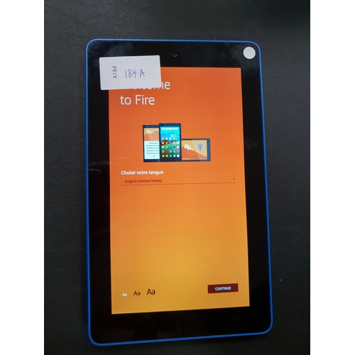 184A - AMAZON KINDLE FIRE 5TH GENERATION 
serial number G0K0 KH02 6142 04L6
Note: It is the buyer's respons... 