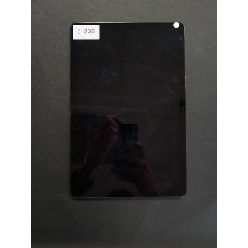 230 - HONOR TABLET
model NDL-W09 S/N: A3KP9X5716G00289; Google account locked. light scratches to screen
N... 