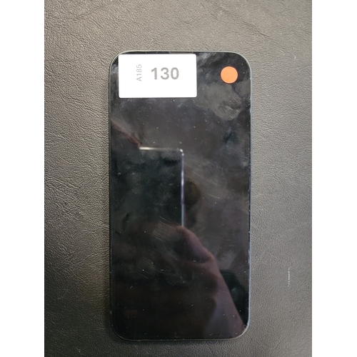 130 - APPLE IPHONE 16E 128GB
IMEI 359064442788074. NOT Apple Account locked. small scratched to screen 
No... 