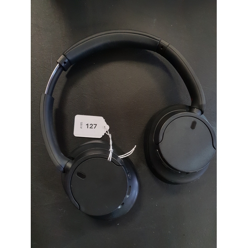 127 - PAIR OF SONY WH-CH720N ON-EAR WIRELESS HEADPHONES
Note: wear to earpads and headband