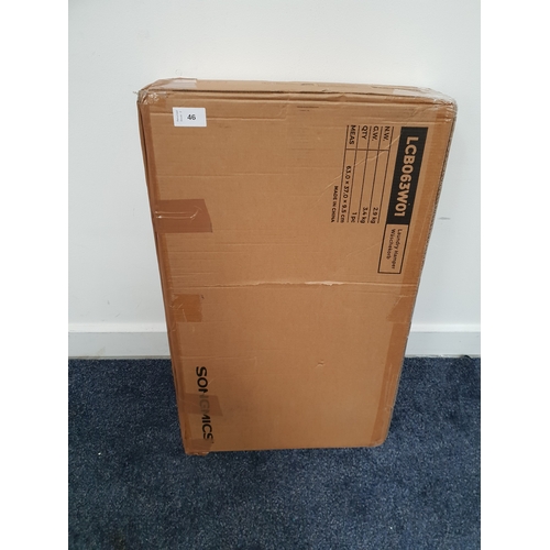 46 - SONGMICS BAMBOO LAUNDRY HAMPER
1 box, SKU number: LCB063W01, RRP: £22.39, box size 63 x 37 x 9.5cm a... 
