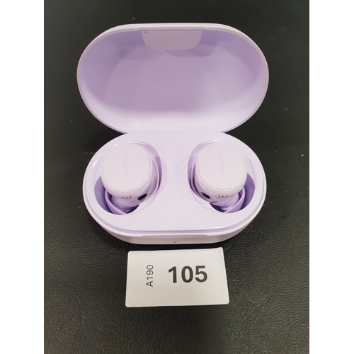 105 - BOSE QUIETCOMFORT EARBUDS IN CHARGING CASE
model 442318