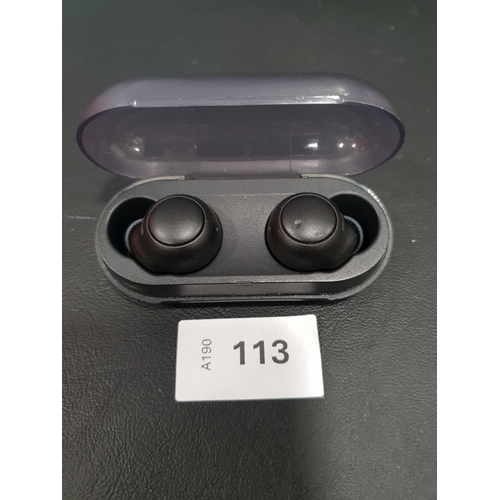 113 - PAIR OF SONY WF-C500 EARBUDS
in charging case, model YY2952