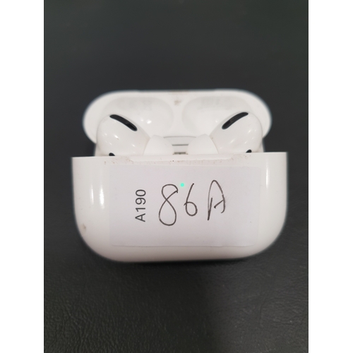 86A - PAIR OF APPLE AIRPODS PRO
in Magsafe charging case
Note: case has sticker residue