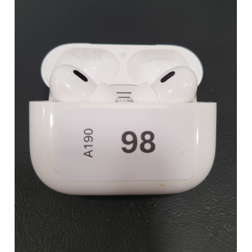 98 - PAIR OF APPLE AIRPODS PRO 2nd GENERATION
in Magsafe Charging case (USB-C)