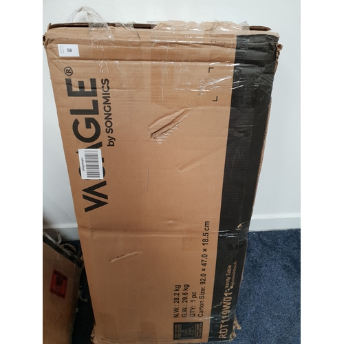 506 - SONGMICS VASAGLE VANITY TABLE WITH MIRROR
with one drawer, two open shelves and a cupboard, in white... 