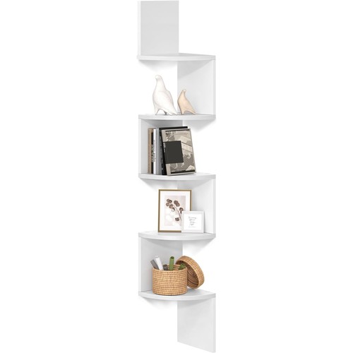 VASAGLE FIVE TIER CORNER SHELF
in cloud white, SKU number: LBC72WT, RRP: £20.99, box size 26.5 x 26.5 x 19.5cm and 4kg

Note: Box appears to have been re-sealed and we are unable to guarantee that no parts are missing or damaged.
Stock images have been used for this lot - These images are for illustration only and there may be small variations from actual contents; All additional items shown on, in or surrounding the product are not included.