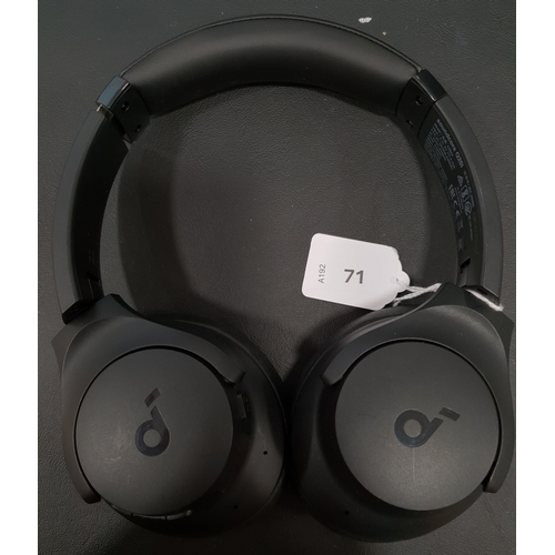 71 - PAIR OF SOUNDCORE LIFE Q20i HEADPHONES
model A3004
Note: wear to earpads