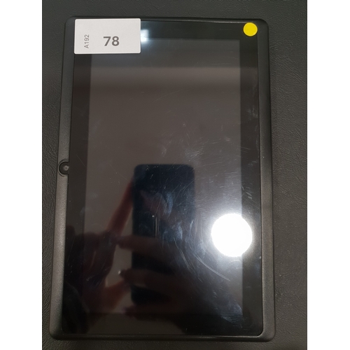 78 - KIDS MEDIA TABLET 
Model: B8, S/N:202509002
Note: It is the buyer's responsibility to make all neces... 