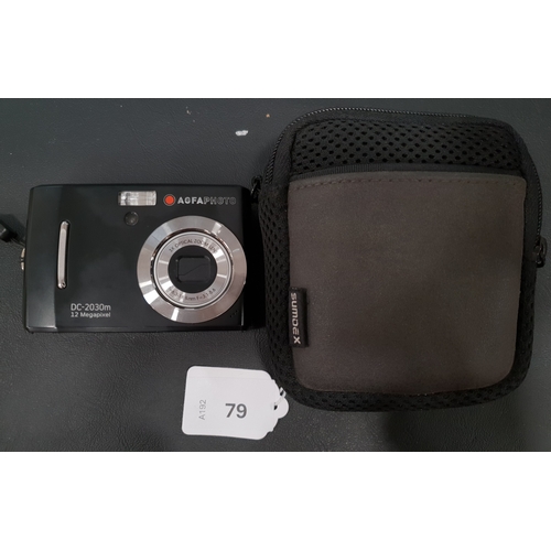 79 - AGFA DC-2030M 12MP DIGITAL CAMERA 
in pouch