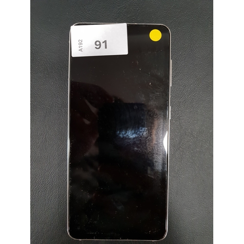 91 - SAMSUNG GALAXY S21
IMEI 350261970135616; Google Account Locked. screen burn
Note: It is the buyer's ... 