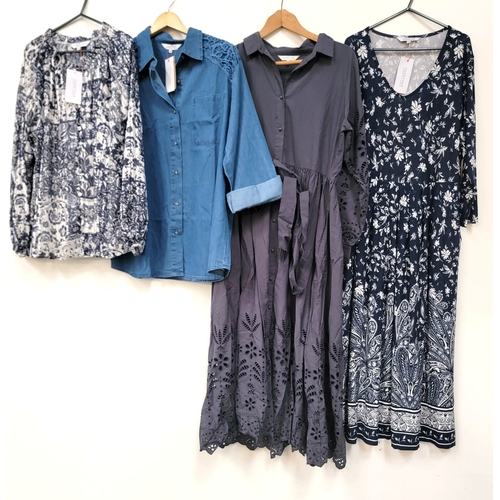 SELECTION OF NEW LADIES CLOTHING - ALL SIZE 16
all by Together, comprising two dresses, a shirt and a top (4)