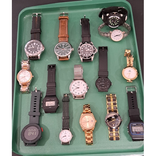 17 - SELECTION OF LADIES AND GENTLEMEN'S WRISTWATCHES
including Sekonda, Seapro, Casio, Danish Design, Fe... 
