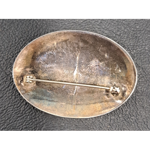 45 - SELECTION OF SILVER AND OTHER JEWELLERY
comprising a pair of moss agate set Iona silver cufflinks by... 