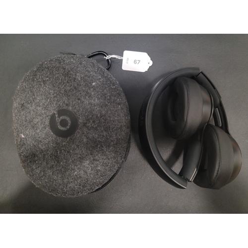 PAIR OF BEATS SOLO PRO ON-EAR WIRELESS HEADPHONES 
model number A1881, in case