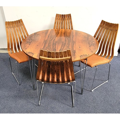 512 - HANS BRATTRUD FOR HOVE MOBLER NORWEGIAN 'SCANDIA' DINING ROOM SUITE
circa 1960s, comprising a rosewo... 