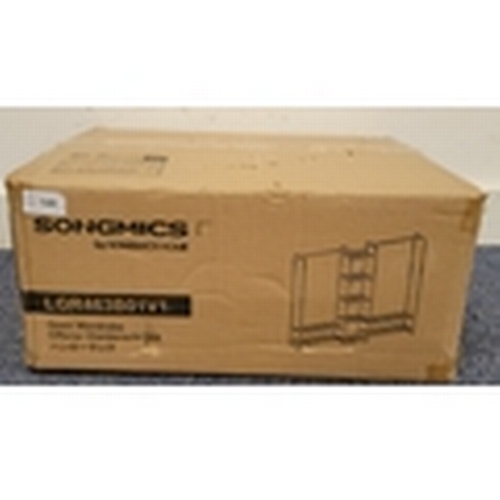 47 - SONGMICS CLOTHING RAIL WITH STORAGE SHELVES
Metal Wardrobe, Freestanding, Matt Black, 1 box, SKU num... 
