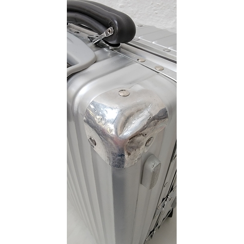 26 - RIMOWA CLASSIC CABIN SUITCASE
of anodised aluminium alloy with riveted corners and fittings