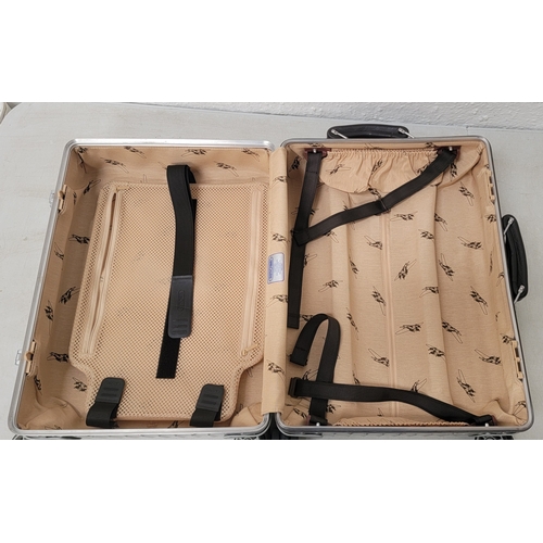 26 - RIMOWA CLASSIC CABIN SUITCASE
of anodised aluminium alloy with riveted corners and fittings