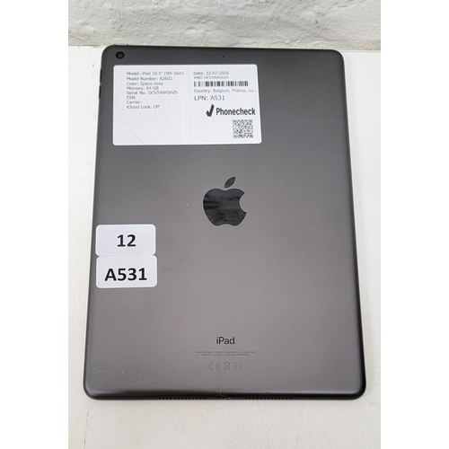 12 - APPLE IPAD 10.2