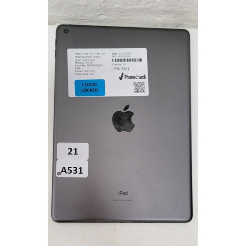 21 - APPLE IPAD 10.2