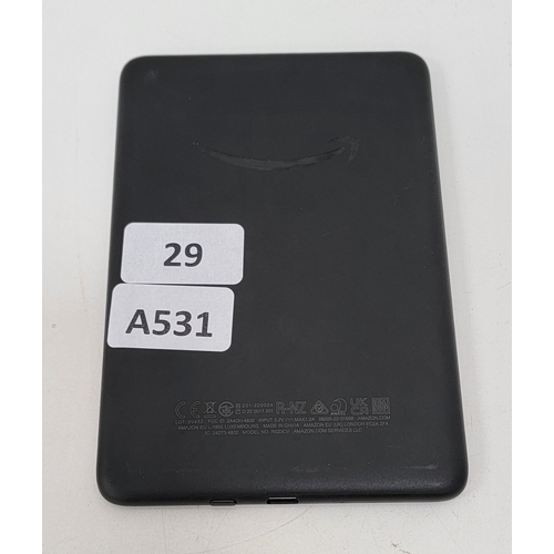 29 - AMAZON KINDLE BASIC 11th GEN/ MODEL: RS23CV -BLACK