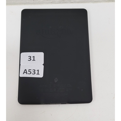 31 - AMAZON KINDLE PAPERWHITE 3/ MODEL: DP75SDI- BLACK