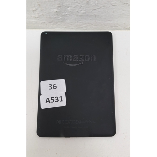 36 - AMAZON KINDLE PAPERWHITE 3/ MODEL: DP75SDI- BLACK