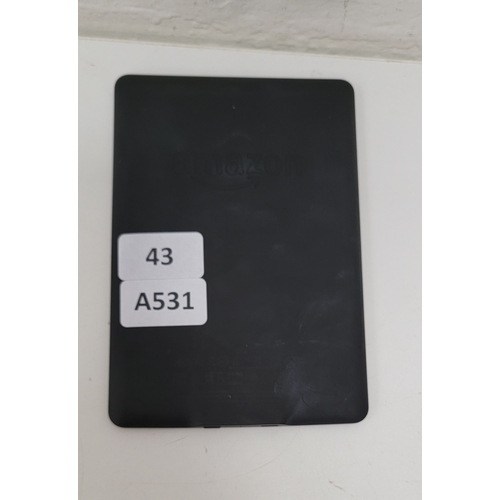 43 - AMAZON KINDLE PAPERWHITE 3/ MODEL: DP75SDI- BLACK