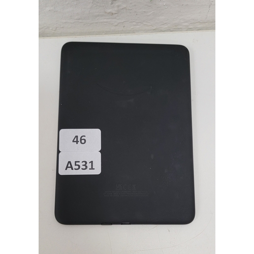 46 - AMAZON KINDLE PAPERWHITE 6/ MODEL: SA568B-  BLACK