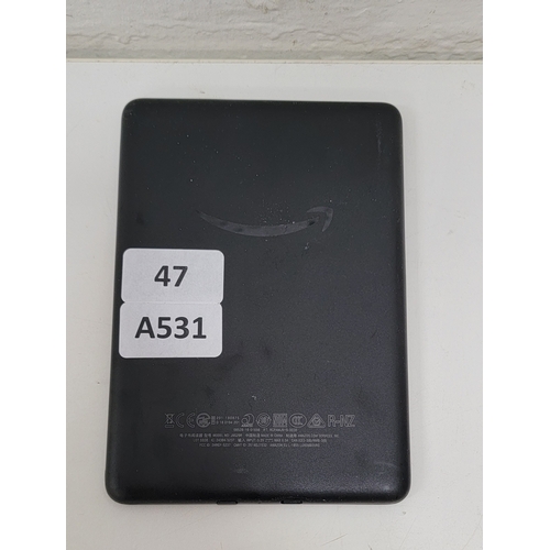 47 - AMAZON KINDLE BASIC 3/ MODEL: J9G29R- BLACK