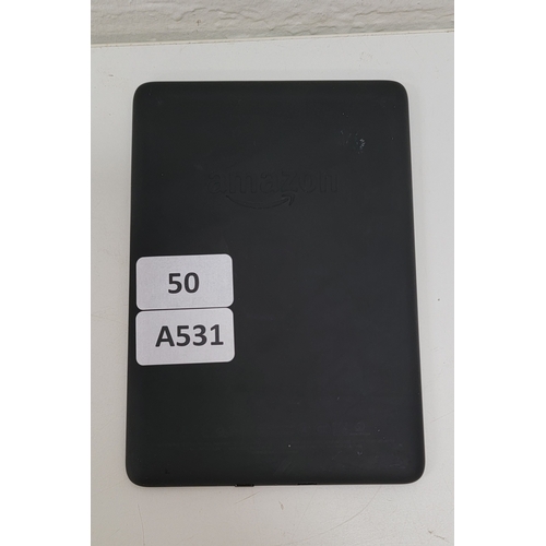 50 - AMAZON KINDLE PAPERWHITE 4/ MODEL: PQ94WIF - BLACK