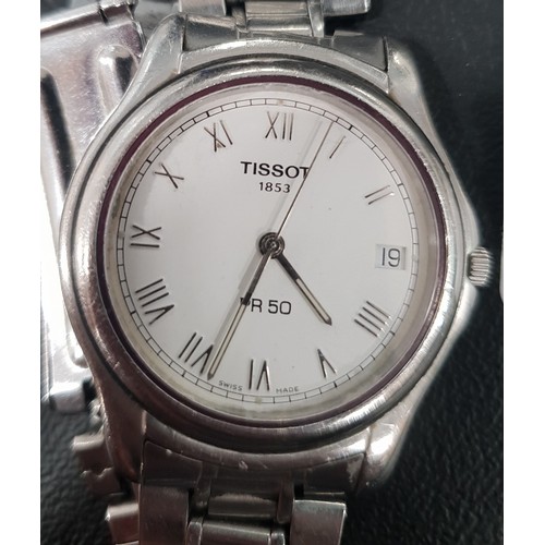 6 - TISSOT PR 50 X1 WATCH/ SAPPHIRE CRYSTAL/ J176/276K/ STAINLESS STEEL