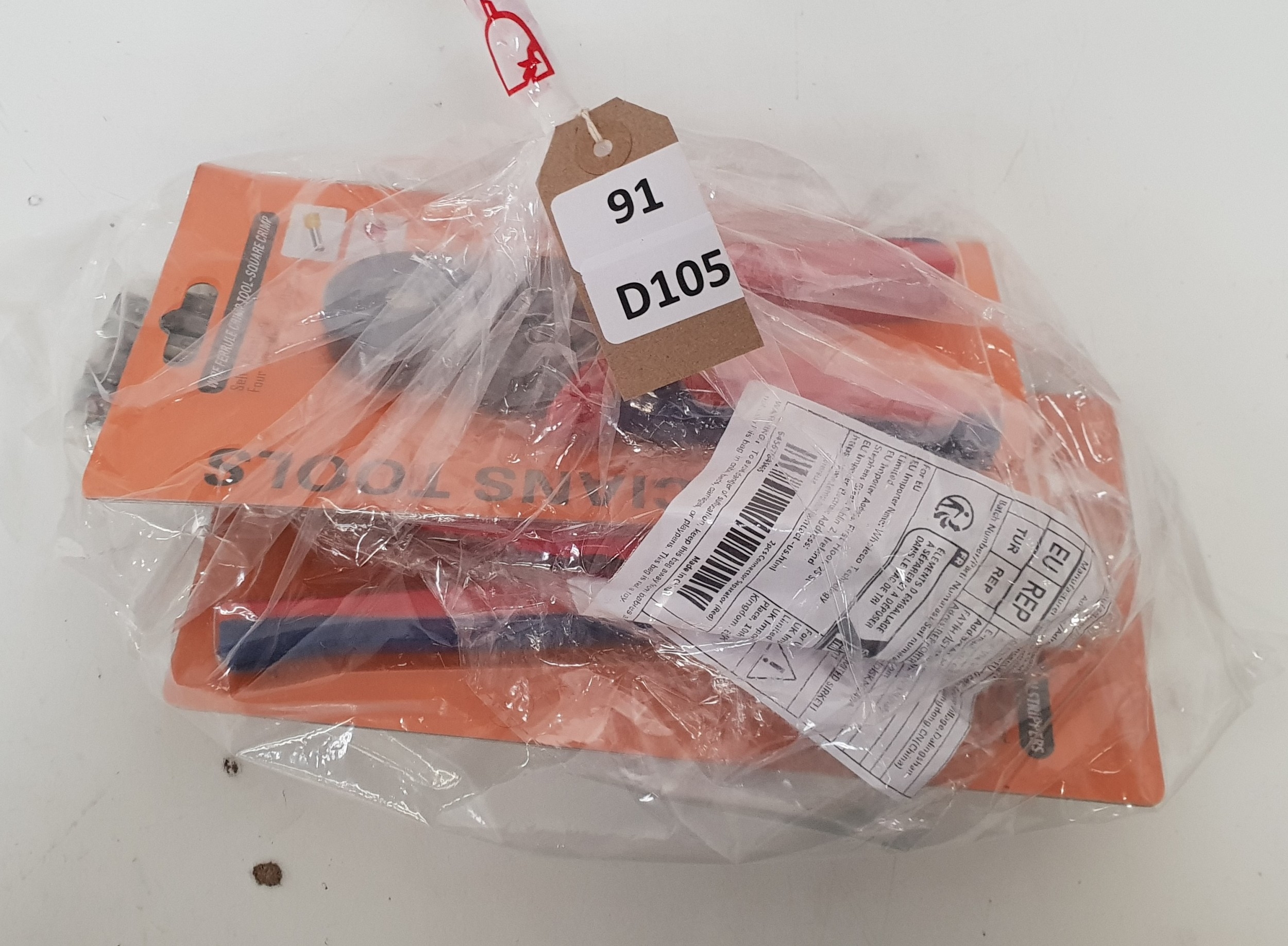 BRAND NEW TOOLS INC. WIRE FERRULE CRIMP TOOL SQUARE CRIMP (X2 ...