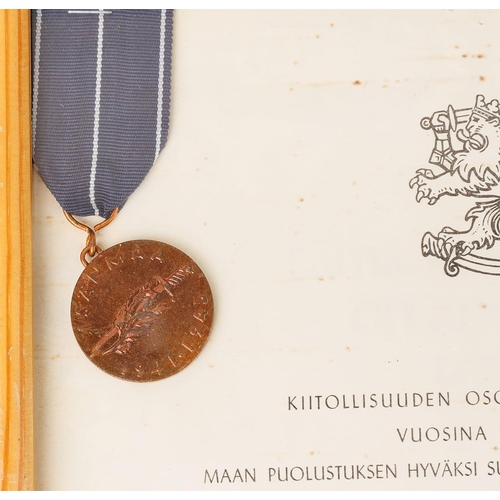 14 - Finnish Commemorative Medal of the Continuation War 1941-1945,  