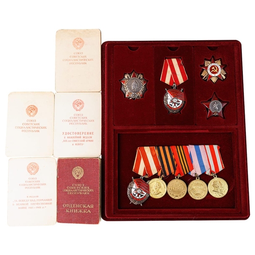 7 - Collection of Vahromeev Genadij Mihailovich with Order book and Certificates for Orders: Order Of Al... 