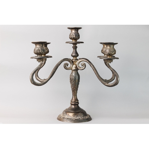 14 - 5 candle candelabra, Godinger manufacturing, High 32 cm, Diamentrs 13 cm