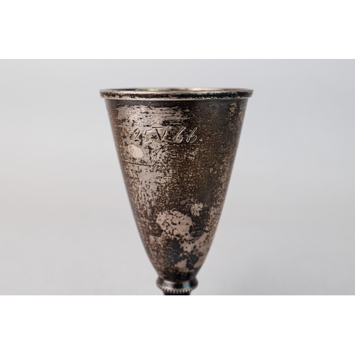 23 - Goblet, Silver, High 7.5 cm, Diametrs 3.5 cm, Weight 30 gr