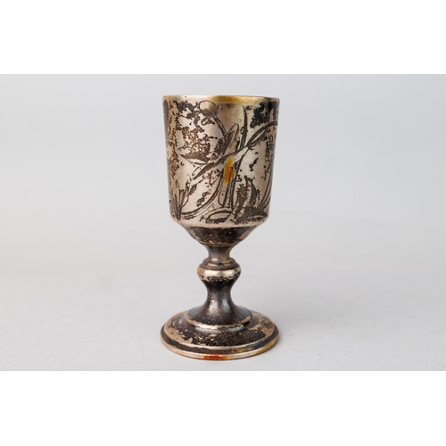 24 - Goblet, Silver, High 6.5 cm, Diametrs 3 cm, Weight 27 gr