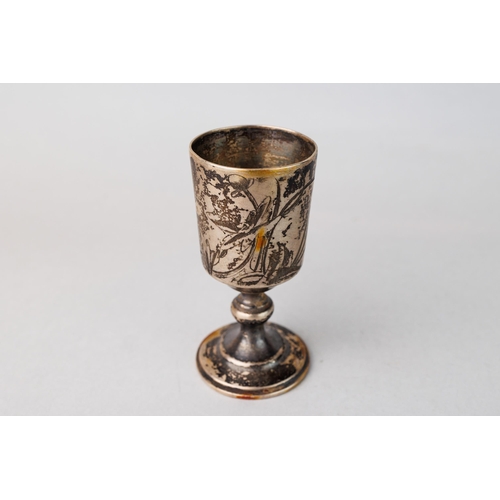 24 - Goblet, Silver, High 6.5 cm, Diametrs 3 cm, Weight 27 gr