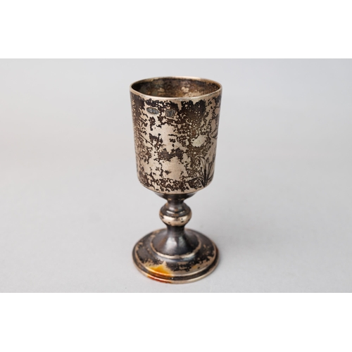 24 - Goblet, Silver, High 6.5 cm, Diametrs 3 cm, Weight 27 gr