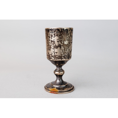 24 - Goblet, Silver, High 6.5 cm, Diametrs 3 cm, Weight 27 gr