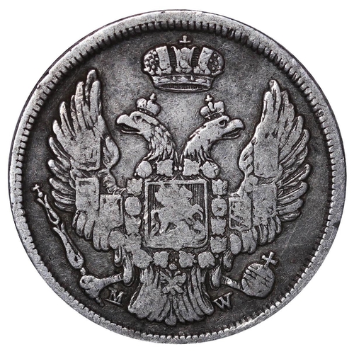 219 - Russian Empire, Poland (Polish States), Emperor Nicholas I (1825-1855), 1 zloty / 15 kopÄek, 1836 y... 