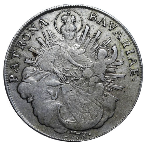 281 - Electorate of Bavaria (German States), Prince Elector Maximilian III Joseph (1745-1777), 1 thaler, 1... 