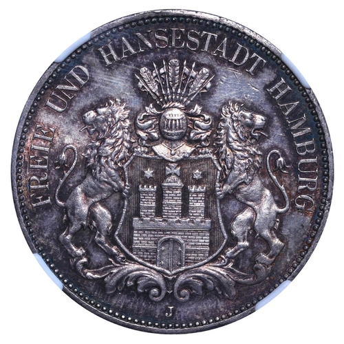 293 - Free Hanseatic city of Hamburg (German States), Free Hanseatic City (1324-1922), 5 Mark, 1913 year, ... 