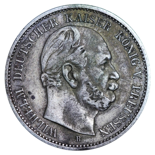 302 - Kingdom of Prussia (German States), King William I (1861-1888), 2 marks, 1877 year, Silver, 11,111 g... 