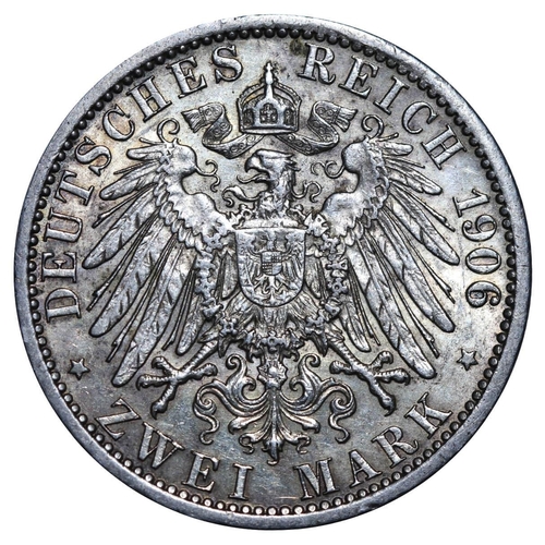 309 - Kingdom of Prussia (German States), King William II (1888-1918), 2 Marks, 1906 year, Silver, 11,11 g... 