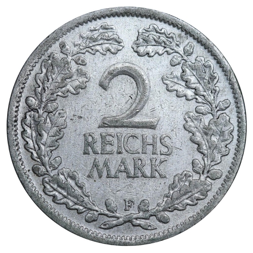 310 - Germany, Weimar Republic (1918-1933), 2 reichsmark, 1926 year, Silver, 10 gr ,KM#45